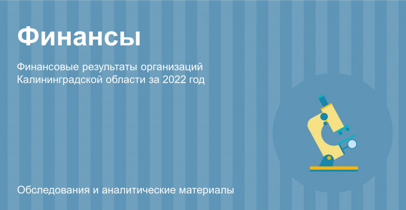 Финансовые результаты организаций Калининградской области за 2022 год